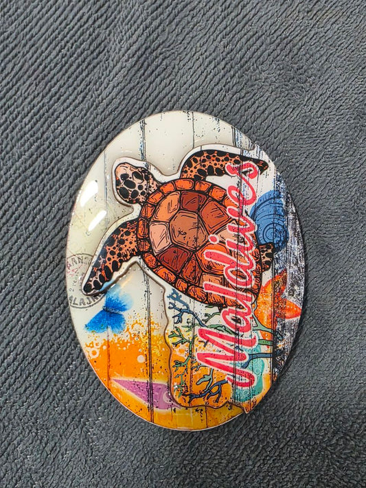 CoralGlide Turtle Plaque